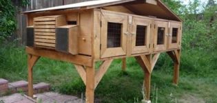 Ein einfaches Diagramm des Aufbaus eines Kaninchens mit eigenen Händen, Zeichnungen und Abmessungen