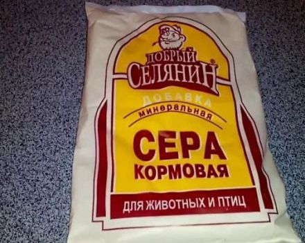 Instructions pour l'utilisation du soufre fourrager pour les poulets et à quoi il sert