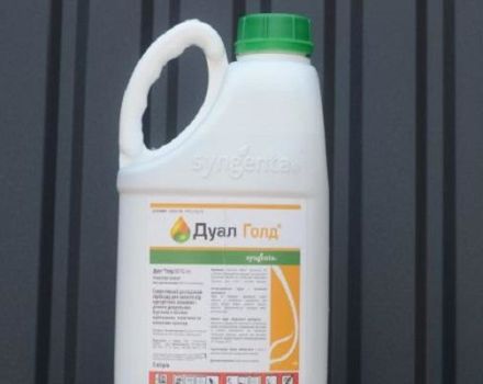 Anweisungen zur Verwendung des Dual Gold Herbizids und Verbrauchsraten