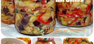 5 besten Rezepte zum Kochen von würzigen Auberginen für den Winter und Lagerung