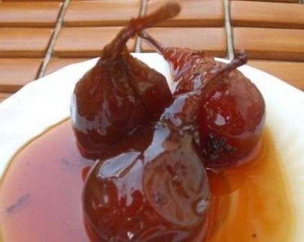 Recette étape par étape pour faire de la confiture de poires entières pour l'hiver