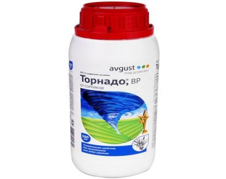 Anleitung zur Verwendung des Herbizids Tornado aus Unkraut, Zucht und Dosierung