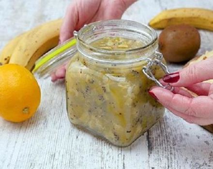 Rezept für die Herstellung von Bananen- und Orangenmarmelade für den Winter