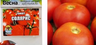 Beschreibung der Tomatensorte Solaris, Anbaueigenschaften