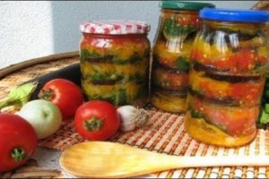 Die besten Rezepte für die Ernte von Auberginen mit Honig für den Winter