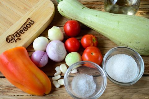 Zutaten für die Konservierung