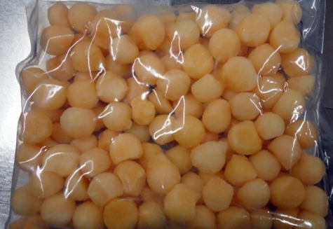 frozen melon slices