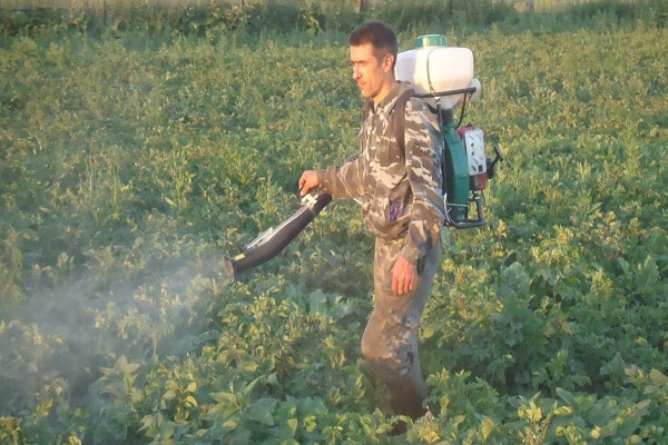 pas de pulvérisation