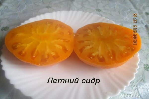 cidre d'été à la tomate