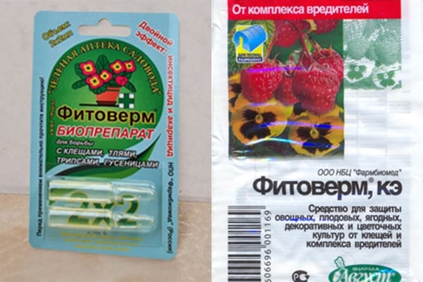 différents packs de Fitoverm