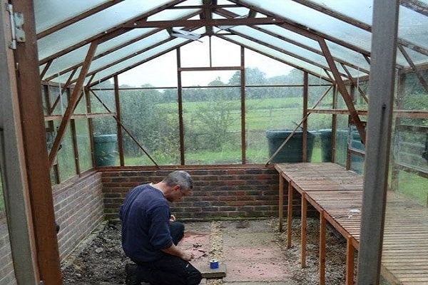 Anordnung der Büsche