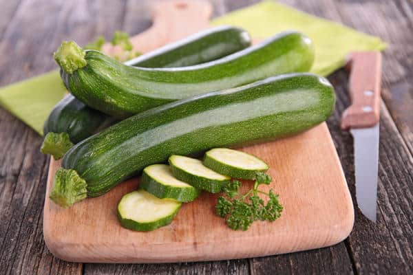 gehackte Zucchini