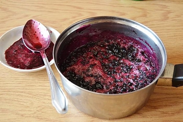 confiture de myrtilles