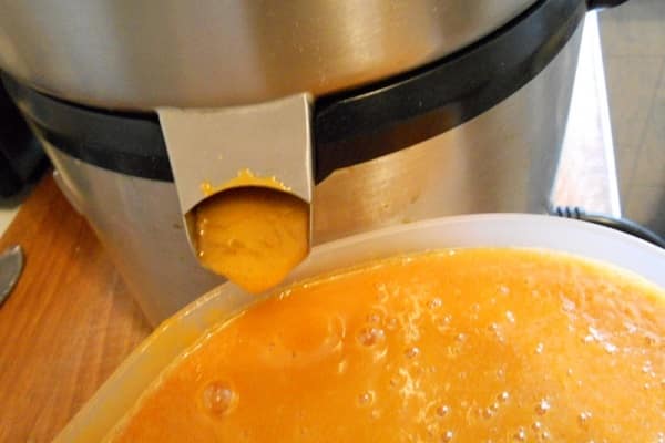 Verwenden Sie eine Saftpresse