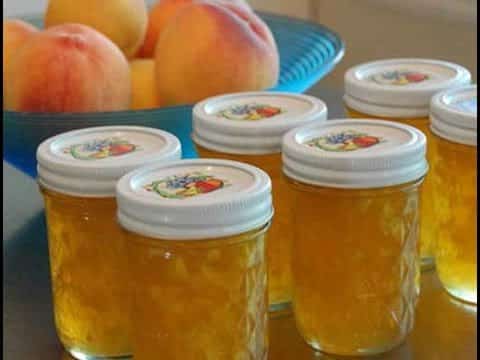 confiture de pêches