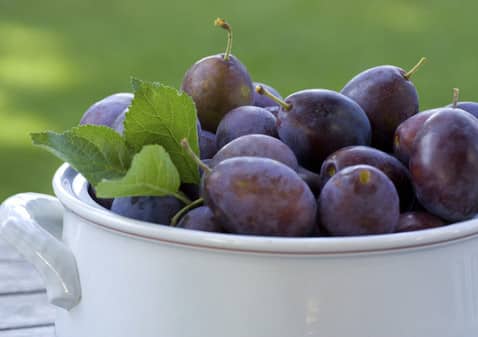 prunes dans une casserole