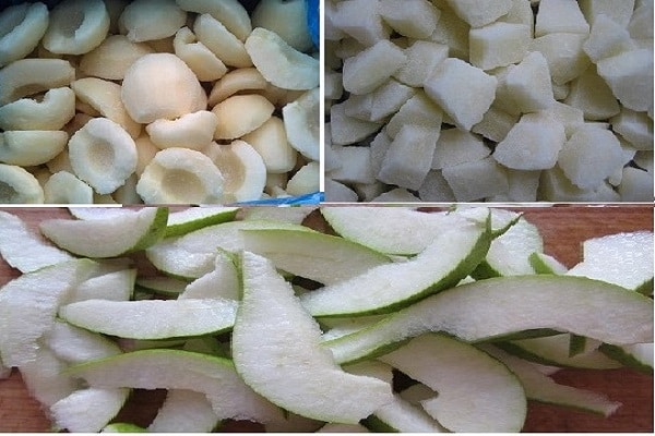 im Gefrierschrank für den Winter