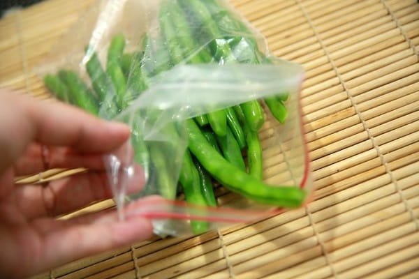 blanchiment en gousses