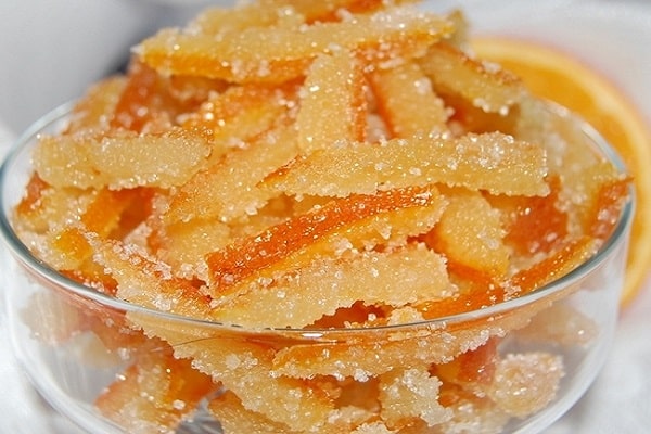 la cuisson des fruits confits