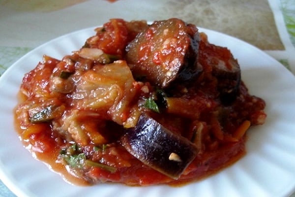 mit einem Mixer gemahlen