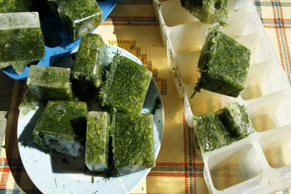 Petersilie einfrieren