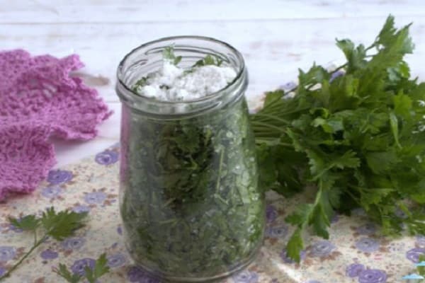 gewaschen und getrocknet