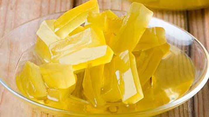 écorces de pastèque confites