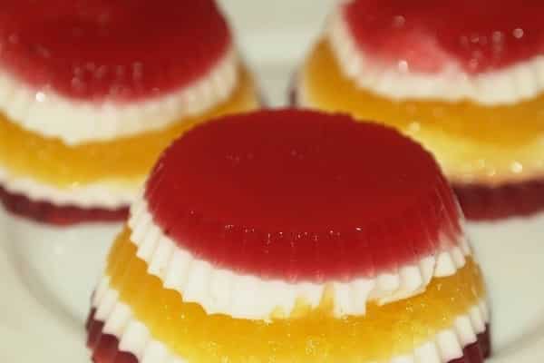 Himbeeren und Orange