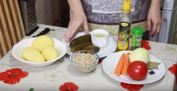 verschiedene Zutaten