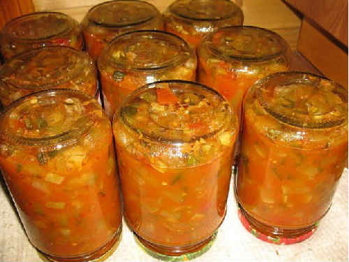 mother-in-law tongue from zucchini