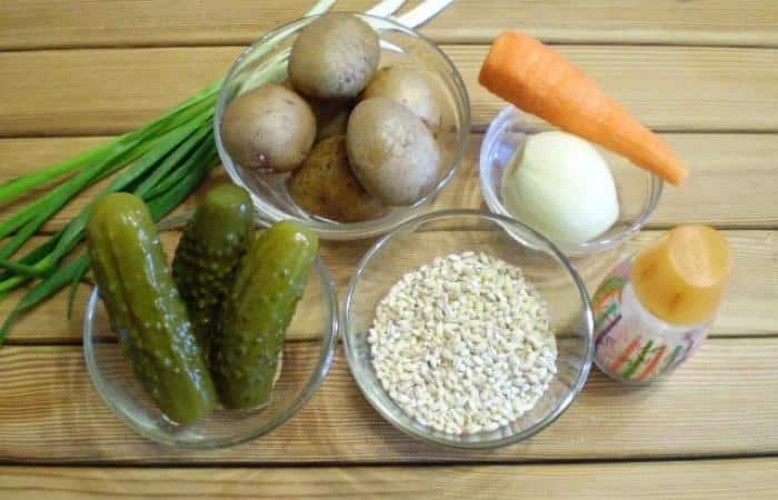 verschiedene Zutaten