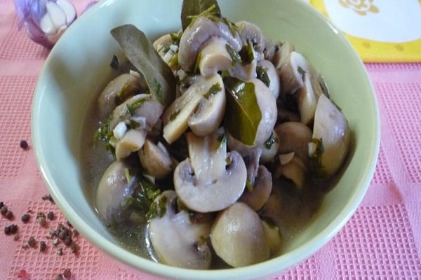 la composition de la marinade