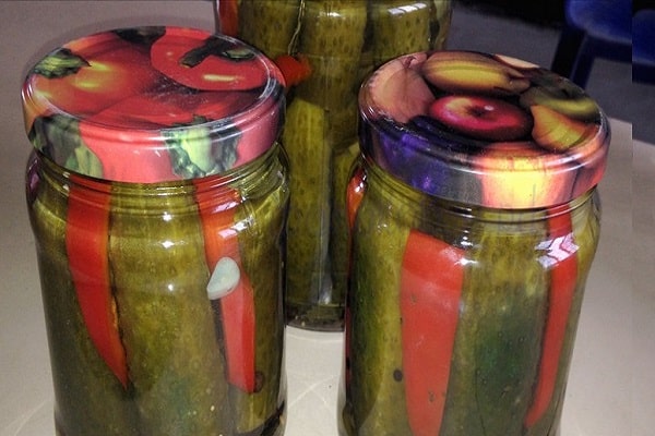 Gurken im Wolgograd-Stil