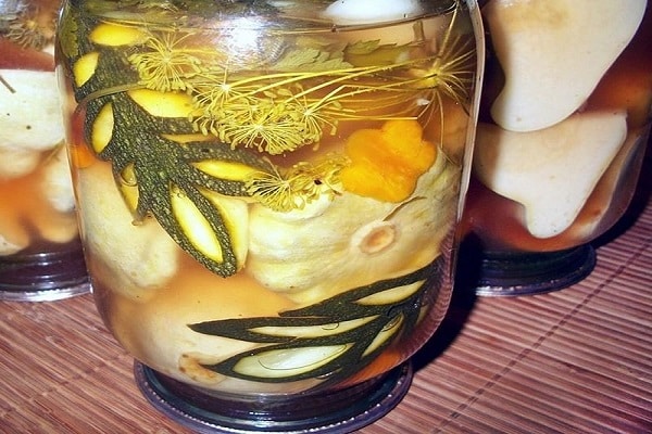 Kürbis wird gebacken