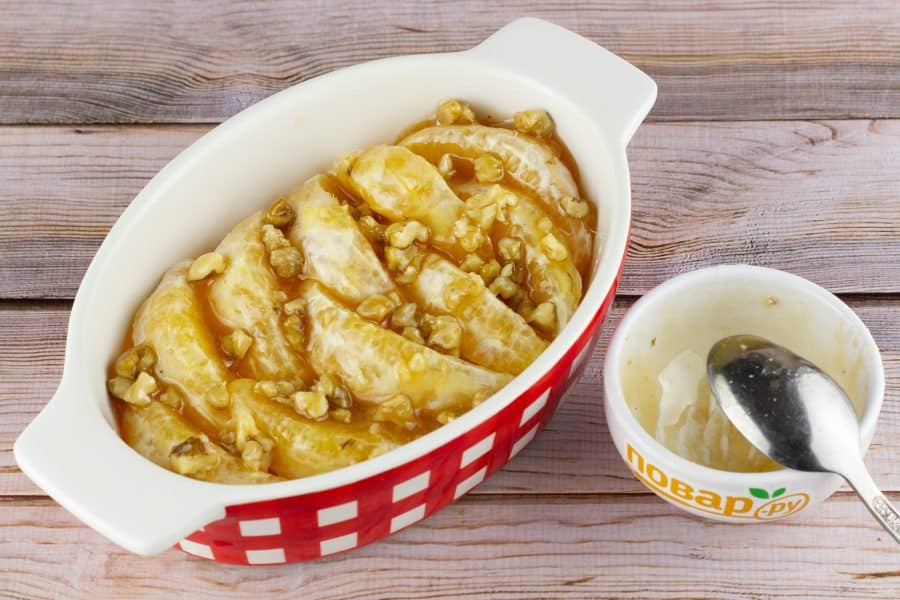 Ofenorange mit Honig und Zimt