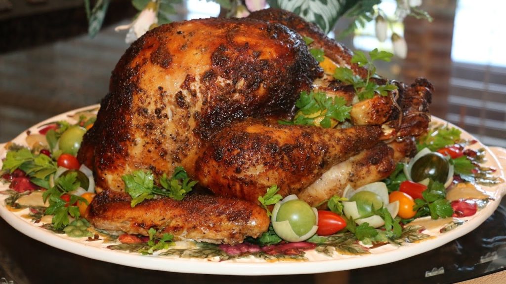 Saftiger Truthahn im Ofen unter der Decke