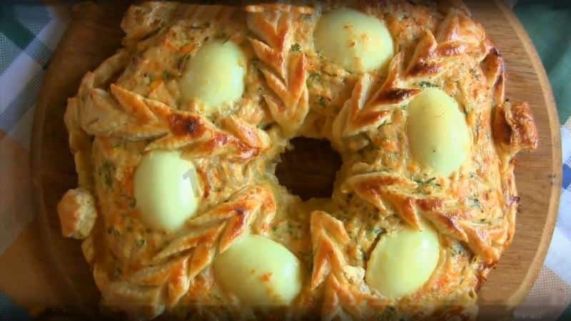 Tarte aux anneaux de Noël