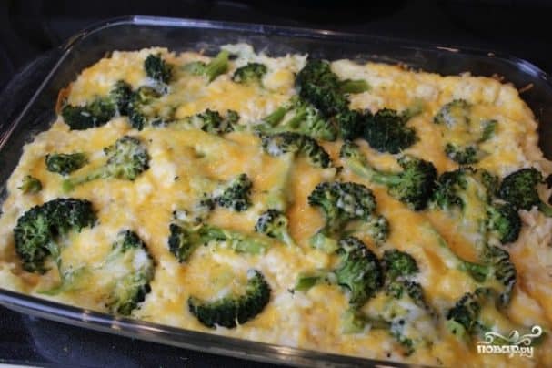 Gebackenes Hähnchenfilet mit Brokkoli