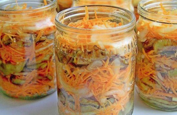  Auberginen mit Karotten