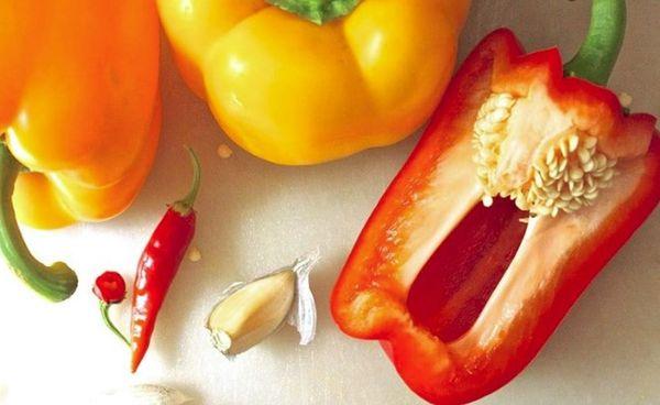 Pfeffer und Knoblauch