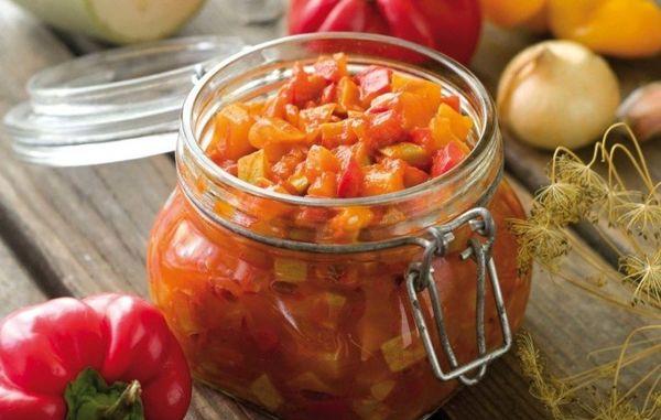 Lecho in einem Slow Cooker