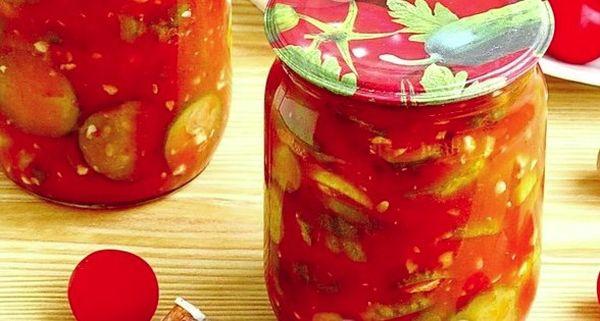 concombres à la tomate