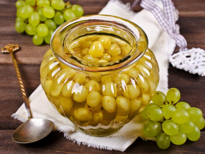 Trauben mit Essig