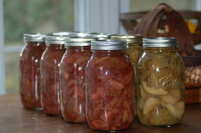 tranches de fruits compotées