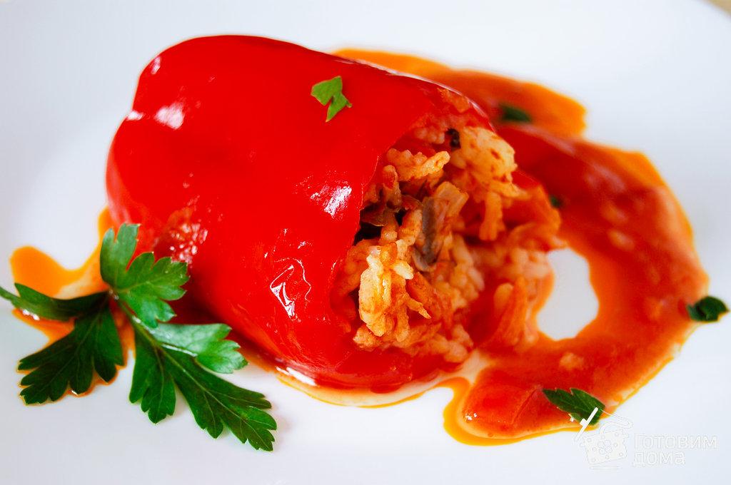 Paprika mit Reis kochen