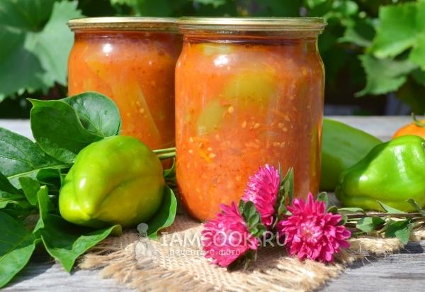 Pfeffer mit Reis für den Winter