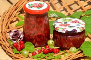 Schritt-für-Schritt-Rezept für die Zubereitung von Johannisbeer- und Stachelbeermarmelade für den Winter