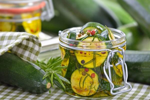 courgettes marinées