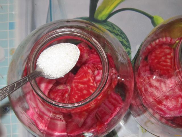 Sauerkraut für einen Snack