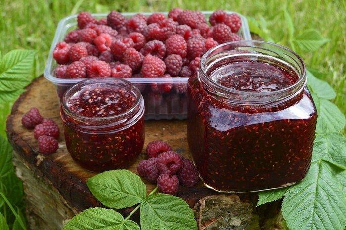 confiture de framboise